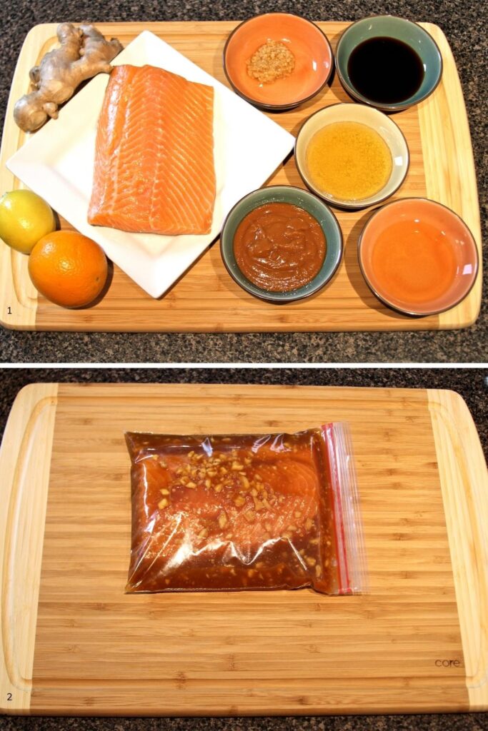 ginger-miso salmon