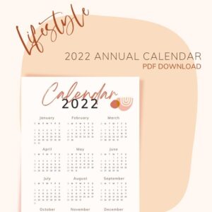 Annual Calendar