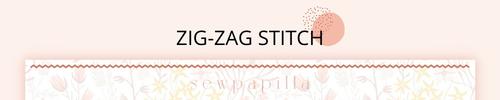 Zig-zag stitch