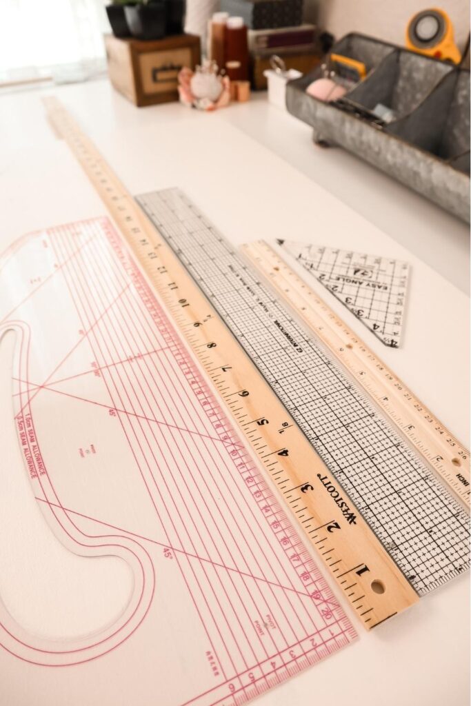 Rulers for sewing