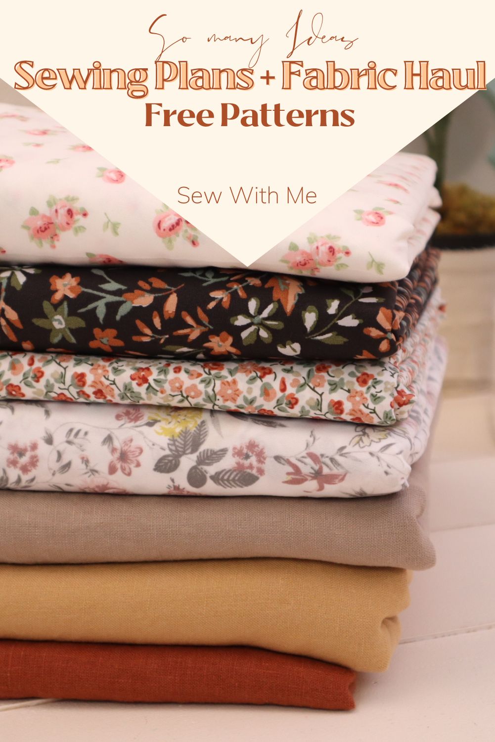 Fall Sewing Plans and Fall Fabric Haul